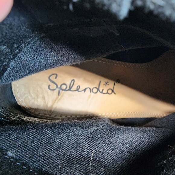 Splendid Shoes Womens Size 7.5 Black Leather Ankle Boots *Read* - Picture 10 of 12